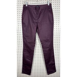 Kate spade saturday coated shiny pull on pants size 2